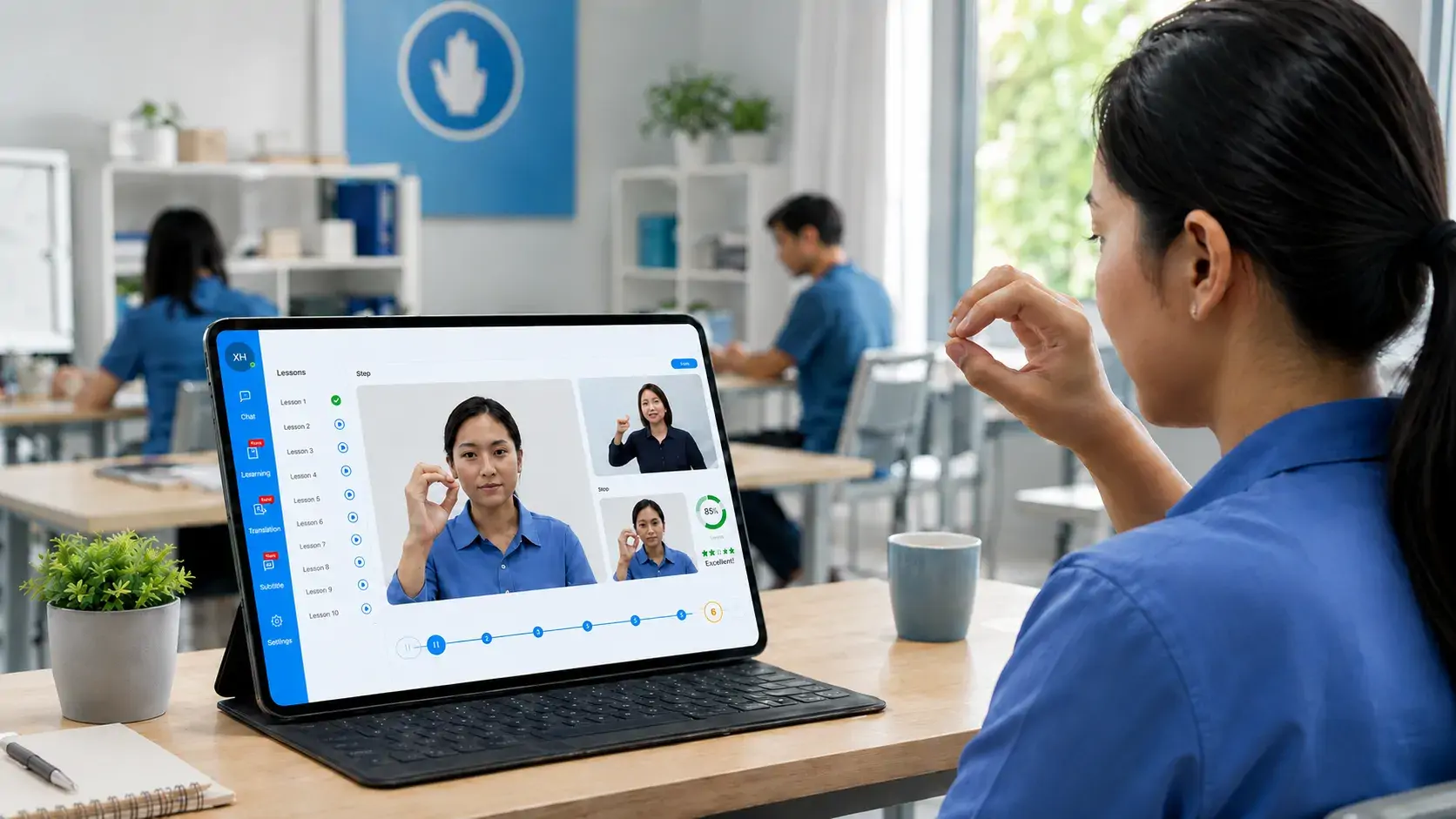 education-and-sign-language-training-environments